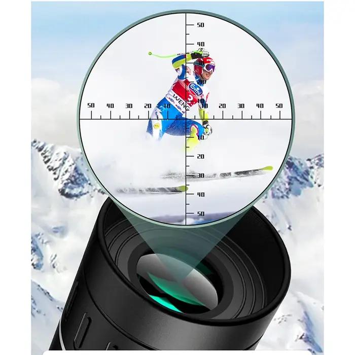 Monoculaire HD 12x22 portable avec support téléphone - Télescope miniature pour observation ornithologique et chasse