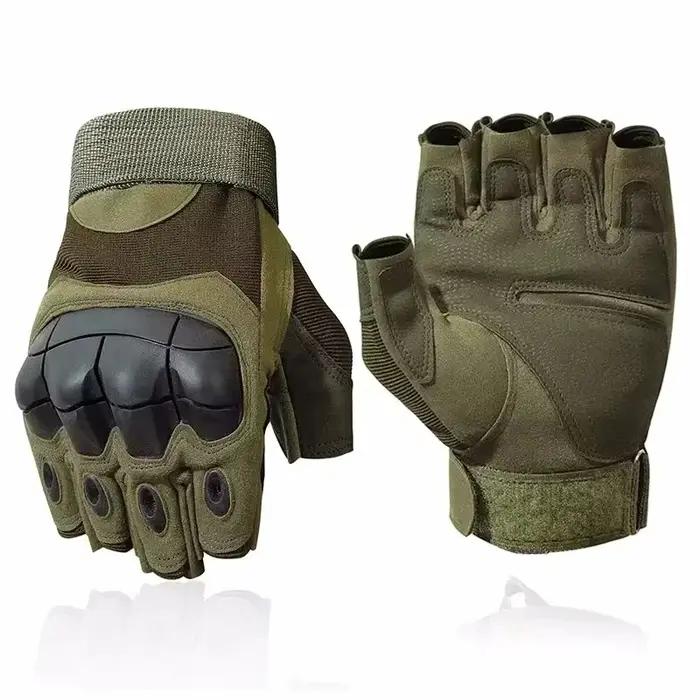 Gants fingerless à jointures dures - Paintball