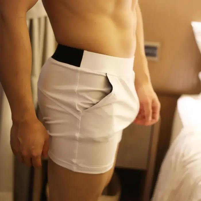 Boxers pour hommes UXH – Sous-vêtements masculins de haute qualité, shorts de marque pour hommes gays, boxers, vêtements de nuit, shorts de sport