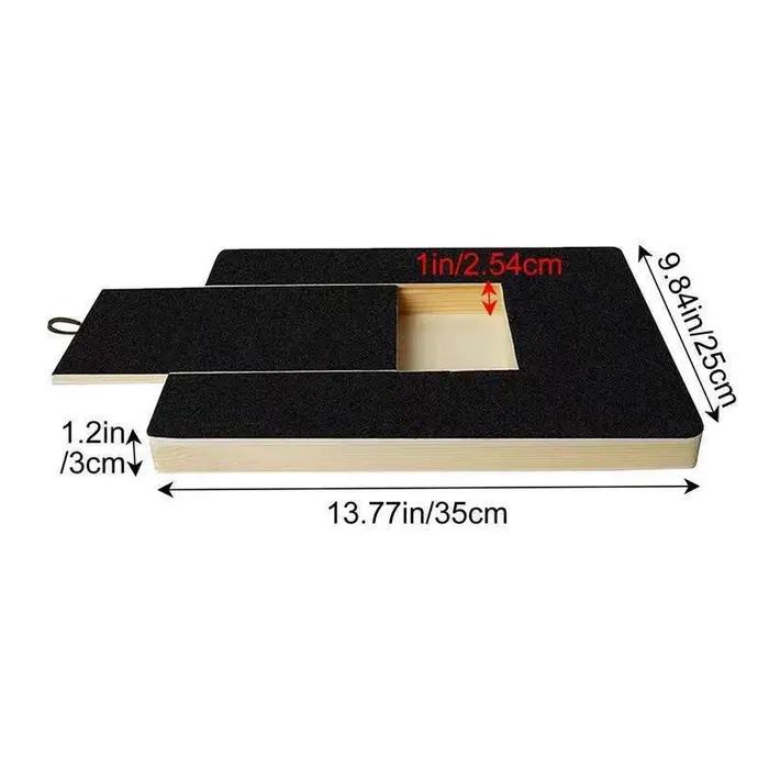 Planche à gratter interactive avec rangement pour friandises design coulissant jouet grattoir pour chiens et chats occasions spéciales entretien des ongles ludique et sécurisé