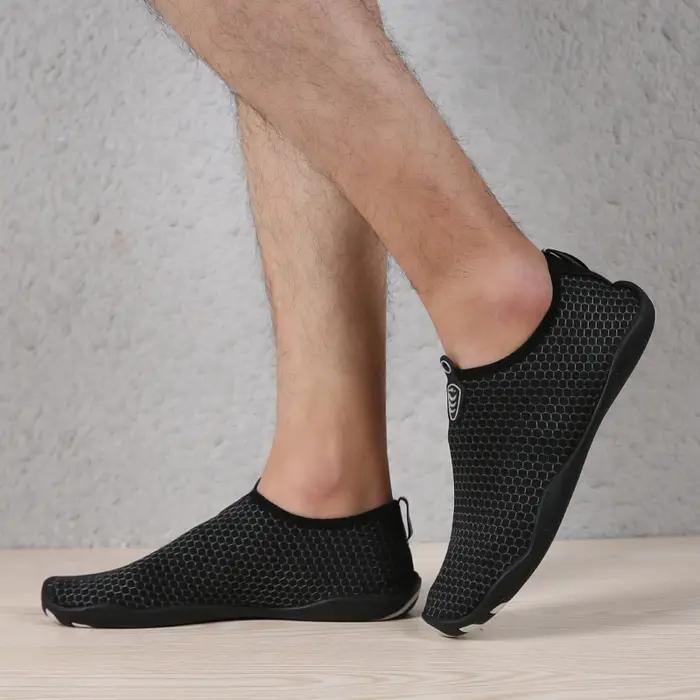 Chaussures d'eau pour hommes, chaussures pieds nus à séchage rapide, baskets de plage, chaussettes d