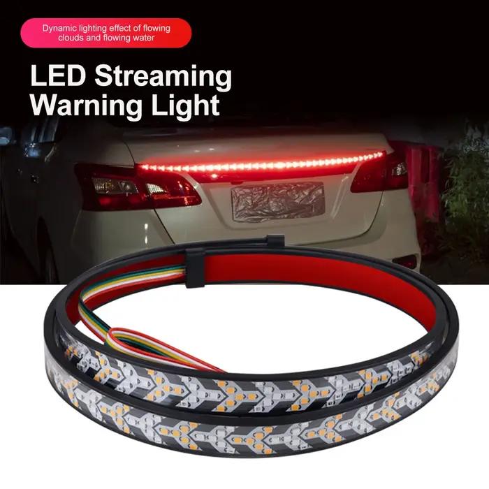 Bande lumineuse pour porte arrière de voiture et camion, 1m, 12-24V, barre lumineuse pour frein inve