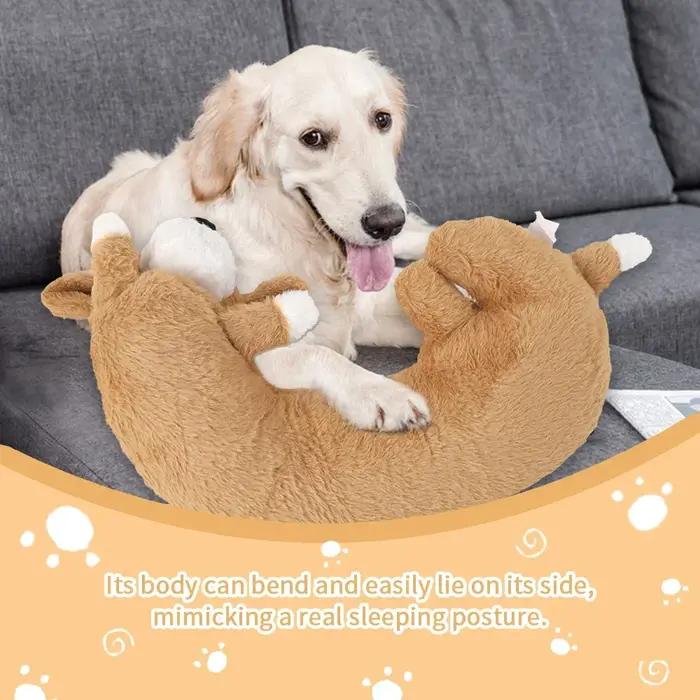 Jouet en peluche Heartbeat en polaire pour chiens et chats, jouet d'entraînement comportemental doux et sécuritaire, idéal pour le réconfort et le jeu