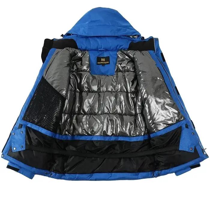Veste et pantalon de ski thermique pour homme coupe-vent imperméable polyester ajustement parfait pour hommes sports hiver neige descentes occasions spéciales