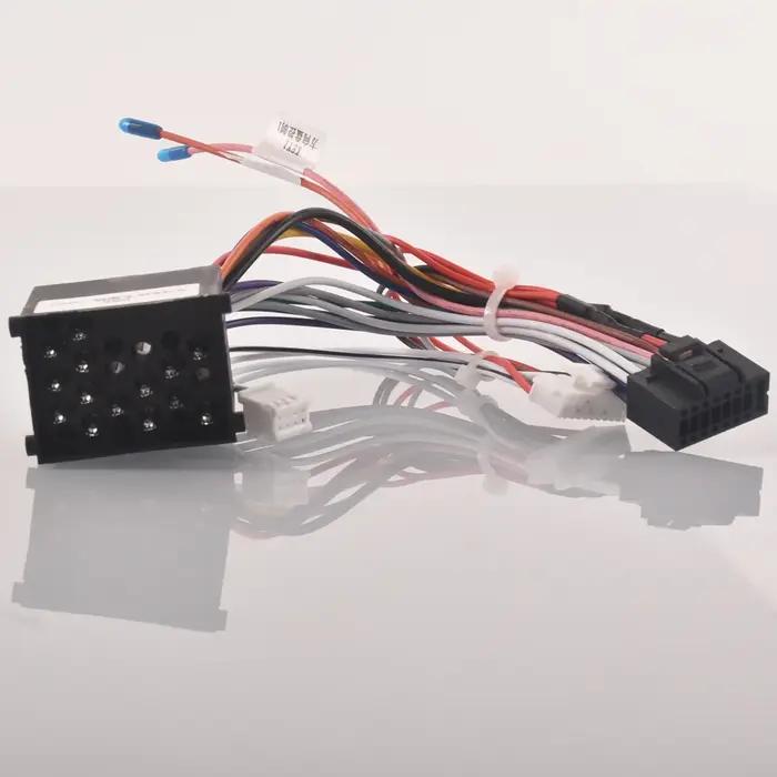 Adaptateur de câble de faisceau de câblage stéréo d'autoradio Android 16 broches pour BMW E46 série