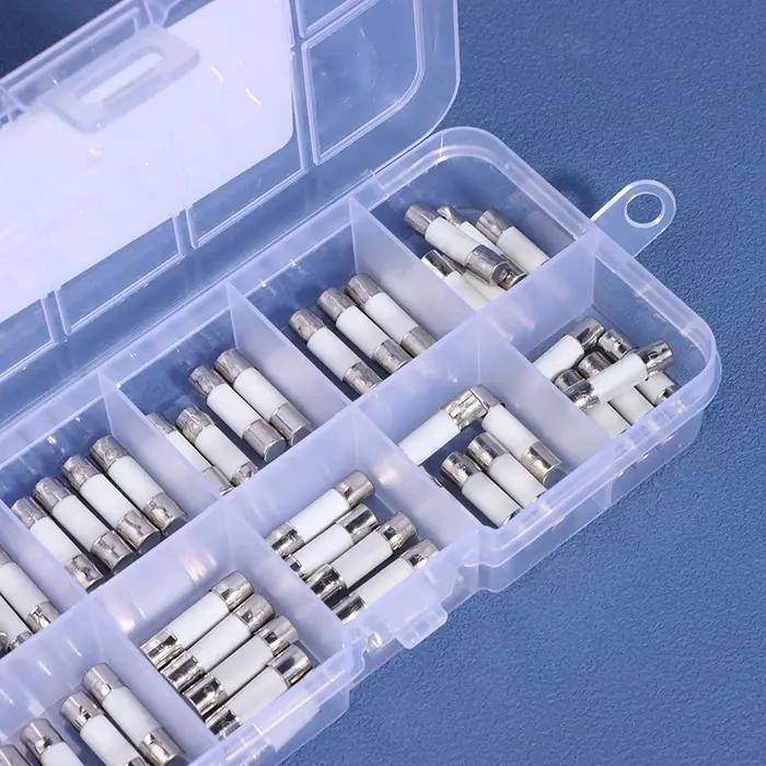 Cartouche de fusibles en céramique 100 pièces 5mm x 20mm pour sécurité domestique et professionnelle haute tension 250V