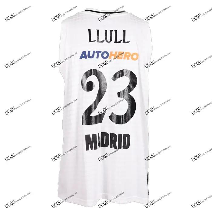 2025-26 Sergio Llull # Maillot de basket-ball 23/7/11/22, T-Shirt imprimé en 3D, Kit de Match d'espa