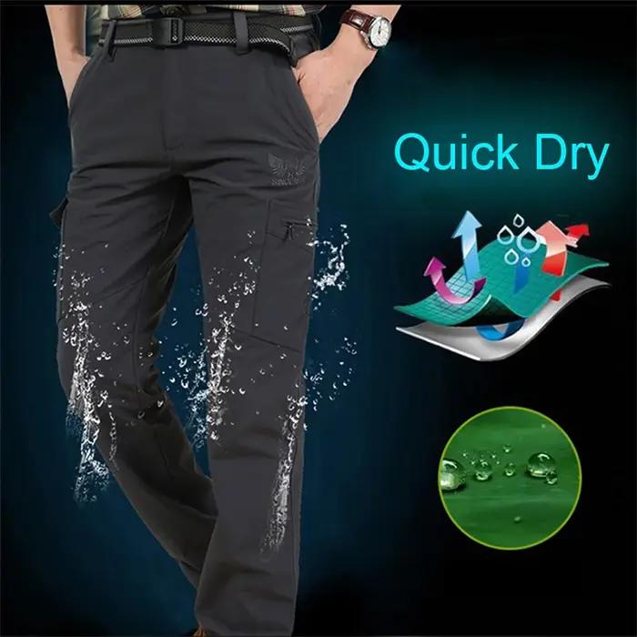 Pantalon cargo tactique imperméable homme nouveau modèle séchage rapide chasse militaire extérieur