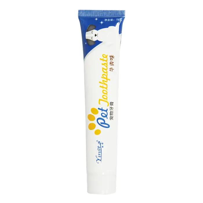 Nouveau dentifrice enzymatique pour animaux de compagnie pour chiens aide à réduire le tartre et la