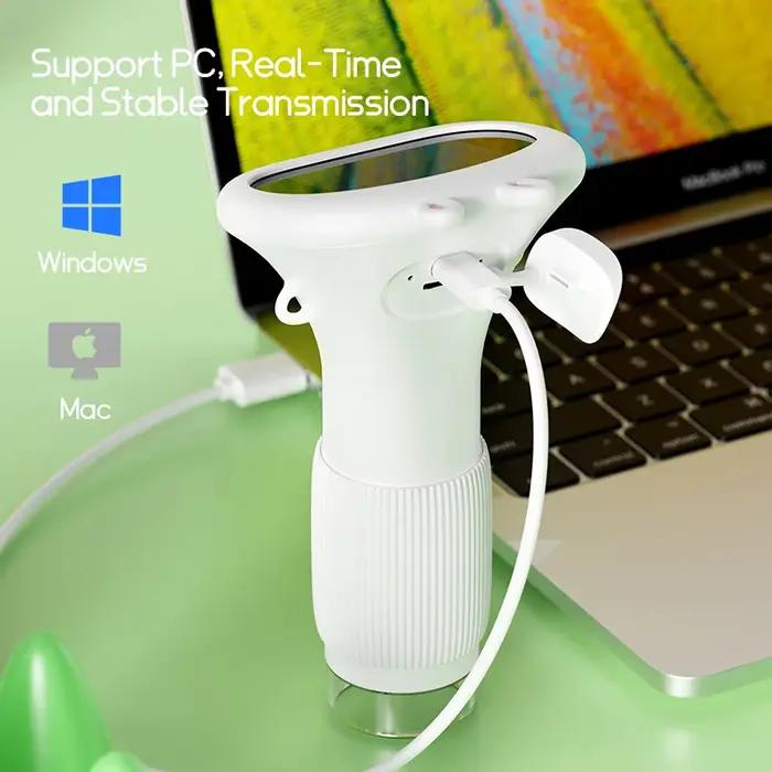 Mini Microscope de poche de 2.0 pouces 1000X, ustensiles d'expérimentation scientifique pour enfants