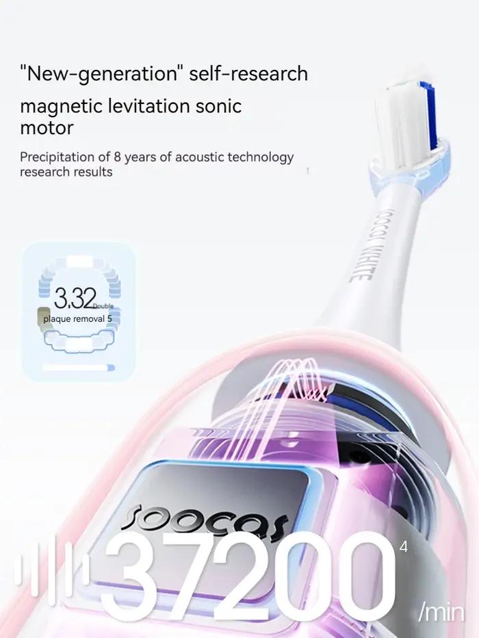 SOOCAS-Brosse à dents électrique à ultrasons X3S, IPX7, étanche, adulte X3U, mise à niveau, sonique