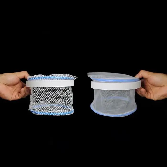 Équipement d'élevage filet d'élevage ventilé Guppy perméable Portable boîte d'isolation d'aquarium filet d'élevage en Nylon aquarium