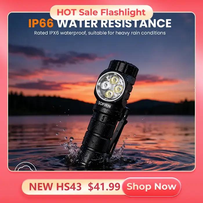 Lampe frontale SOFIRN HS43 3200 Lumens