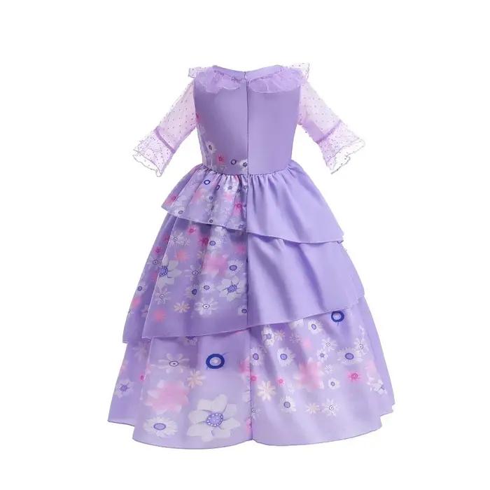 Isabella robe à breloques fille robe de princesse fantaisie fête enfant vêtements Halloween noël fêt