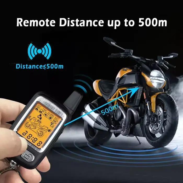 Éventuelles Y-Alarme de Moto à 2 Voies, Télécommande de Démarrage Imagone avec Démarrage à Distance