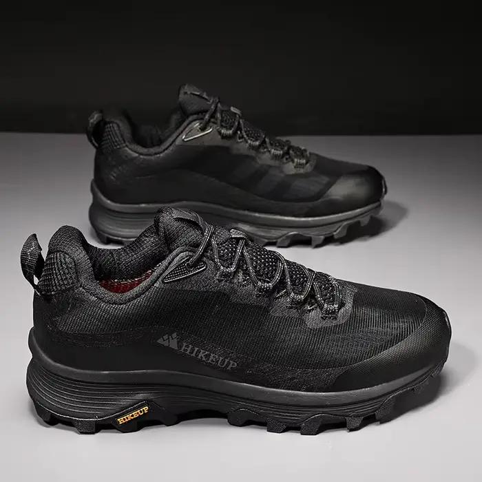 HIKEUP-Chaussures de Course Antidérapantes pour Homme et Femme, Baskets de Randonnée, de Camping, de