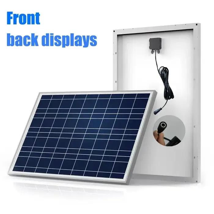 Kit panneau solaire photovoltaïque 1000W 500W 12V contrôleur 100A chargeur batterie rapide maison camping VR chasse