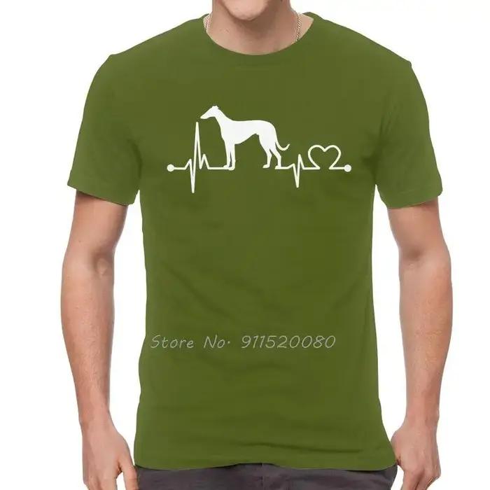 T-shirt en coton Greyhound Heartbeat pour hommes