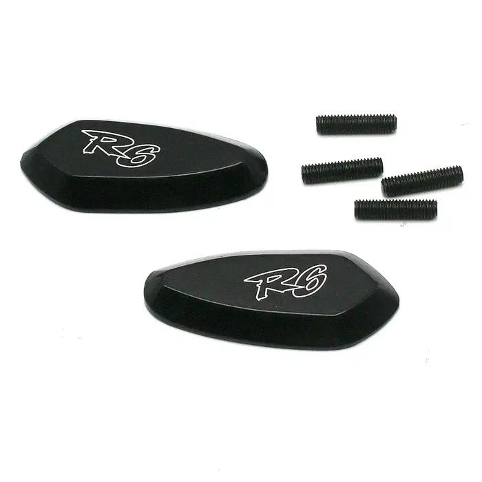 Bloc de miroir noir pour moto, plaques de Base pour Yamaha YZF-R6 1999-2007 YZF R6 1999 2000 2001 20