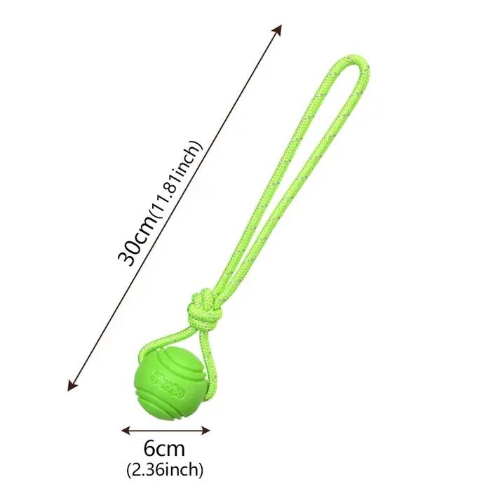 Ballon d'entraînement pour chien sur corde