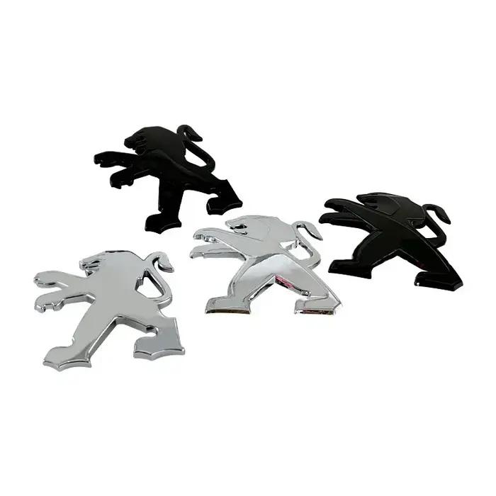 Badge lion 3D ABS avant arrière pour Peugeot 406 405 3008 208 - Emblème autocollant logo personnalisation