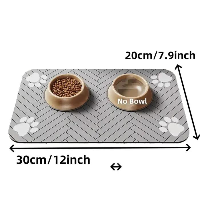 S (petit chaton)、 M、L tapis d'alimentation absorbant pour animaux de compagnie, napperon imperméable