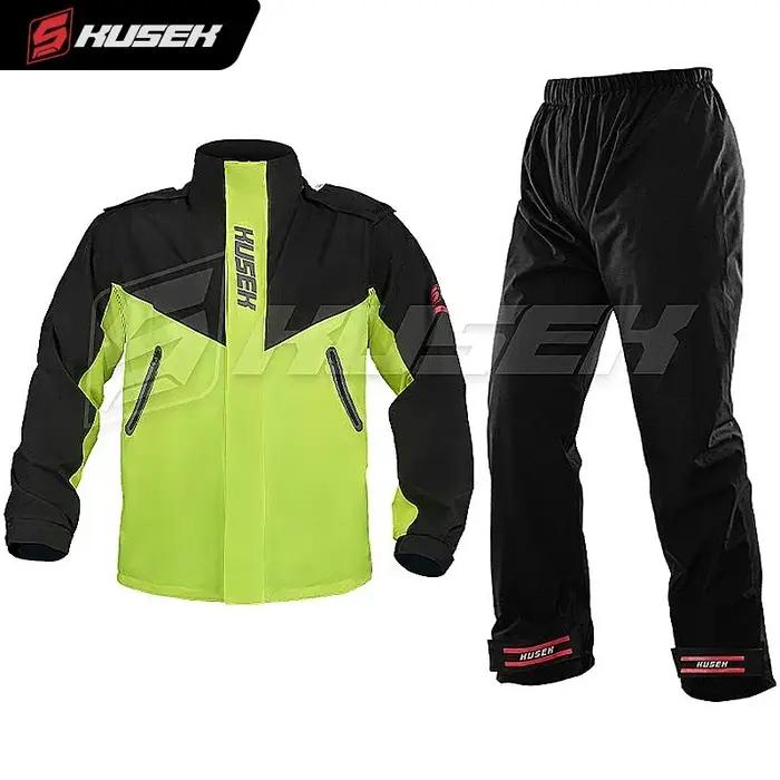 Imperméable de moto imperméable pour hommes et femmes, combinaison de pluie avec capuche, coulée hau