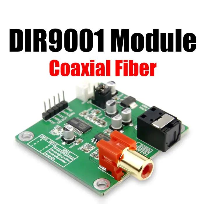 Module récepteur Coaxial à Fiber DIR9001, SPDIF vers I2S, taux d'échantillonnage 24 bits 96Khz, dédi