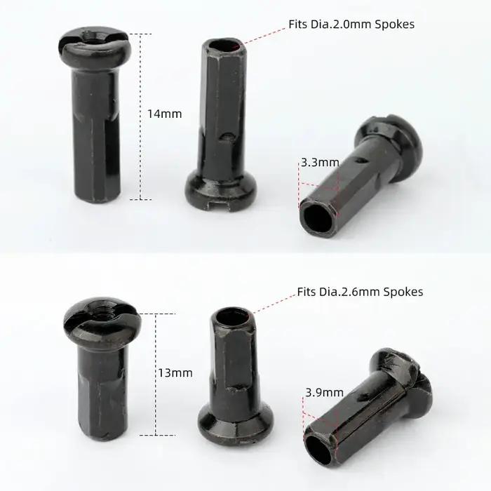 Bouchons de jante en laiton pour roue de vélo de route et VTT, pièces revêtues de cuivre CU Kg, 14G