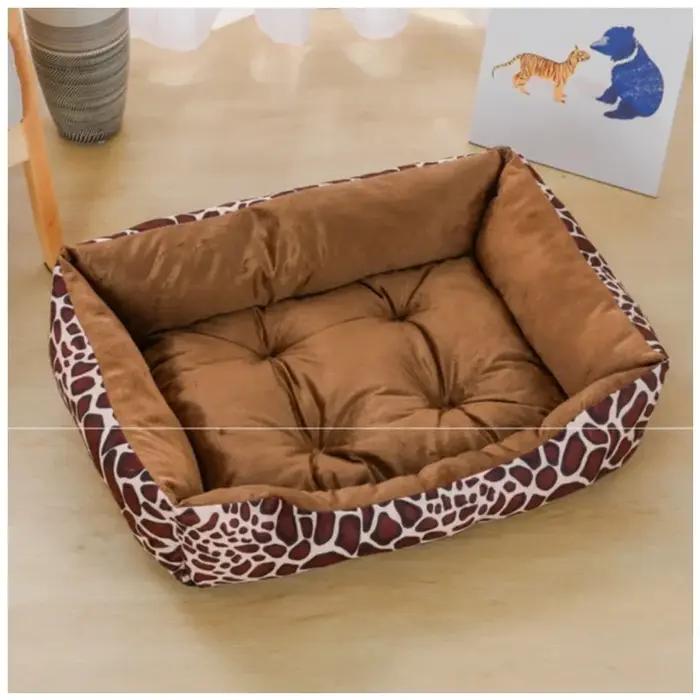 Lit carré pour chiens, accessoires pour animaux de compagnie
