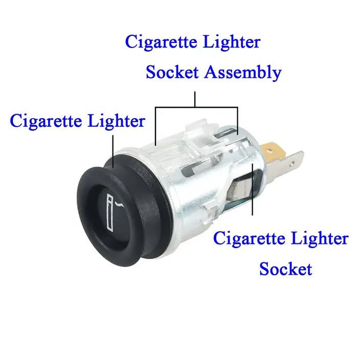 Prise allume-cigare universelle, accessoires d'intérieur de voiture, assemblage de remplacement pour