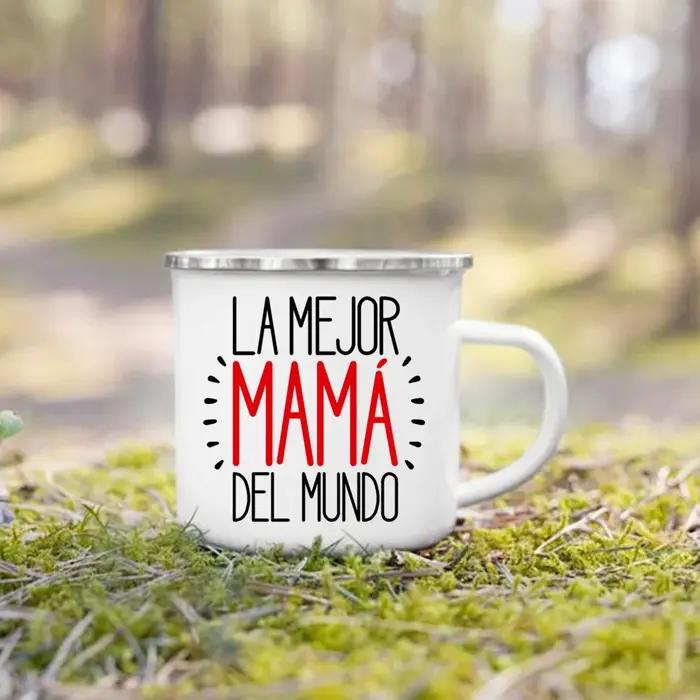 Tasse imprimée la meilleure maman du monde, tasses à café créatives, boissons, poignée de lait, tass
