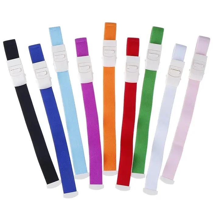 Ceinture de garrot médicale pour chats et sportifs, première aide pratique et rapide pour urgences et soins musculaires, bretelles et supports en matériau composite, disponible en diverses couleurs