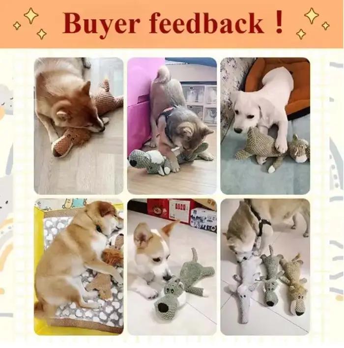Jouet en peluche polaire grincement pour chiens grands mignon et durable à mâcher accessoire de jeu pour animaux de compagnie occassions spéciales