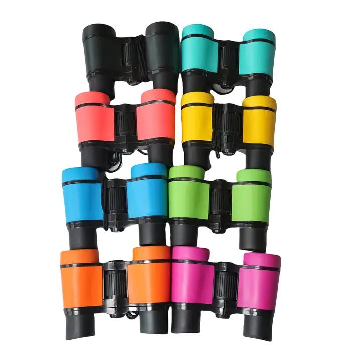 Télescope enfant 8 couleurs anti-choc - Compact pour observation oiseaux et camping familial