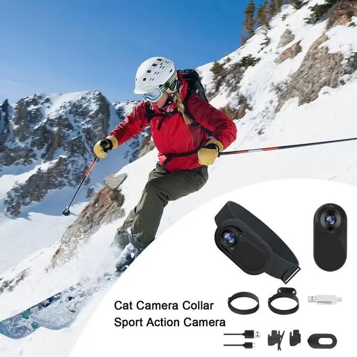 Caméra de suivi de chien HD 1080P pour chats collier photo enregistrement sportif sécurité animal de compagnie occasions spéciales
