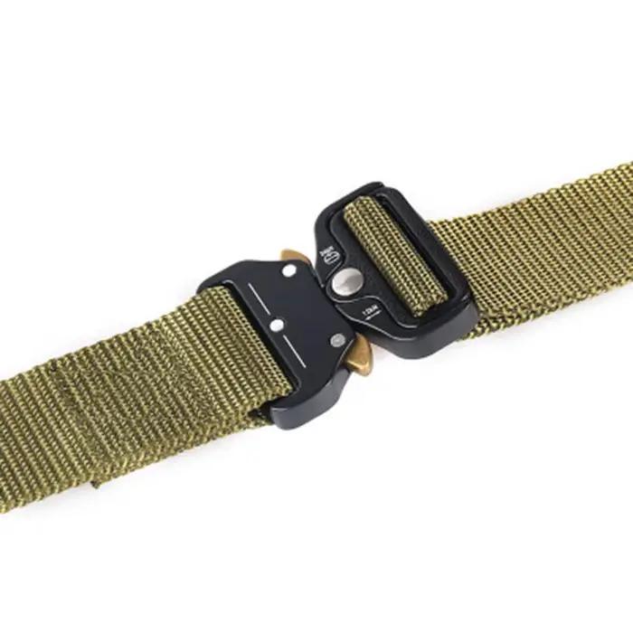 1 Pcs Alpinisme En Plein Air Multifonctionnel Tactique Nylon Toile Tissé Pantalon Ceinture