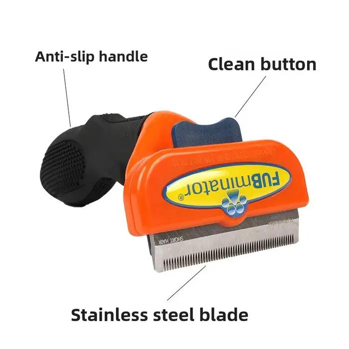 Brosse de toilettage DKSTINYE pour chiens et chats élimination des noeuds et des poils morts toilettage soins animaux de compagnie