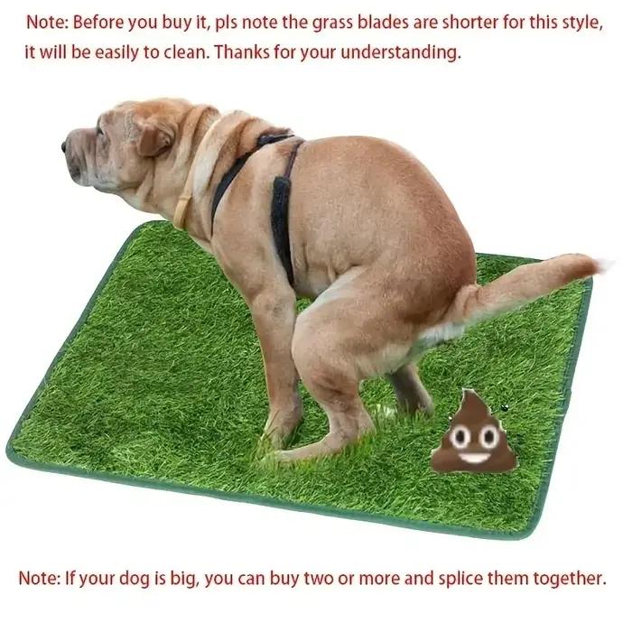 Coussin de pot pour chien en herbe artificielle – Solution de formation pour animaux de compagnie in