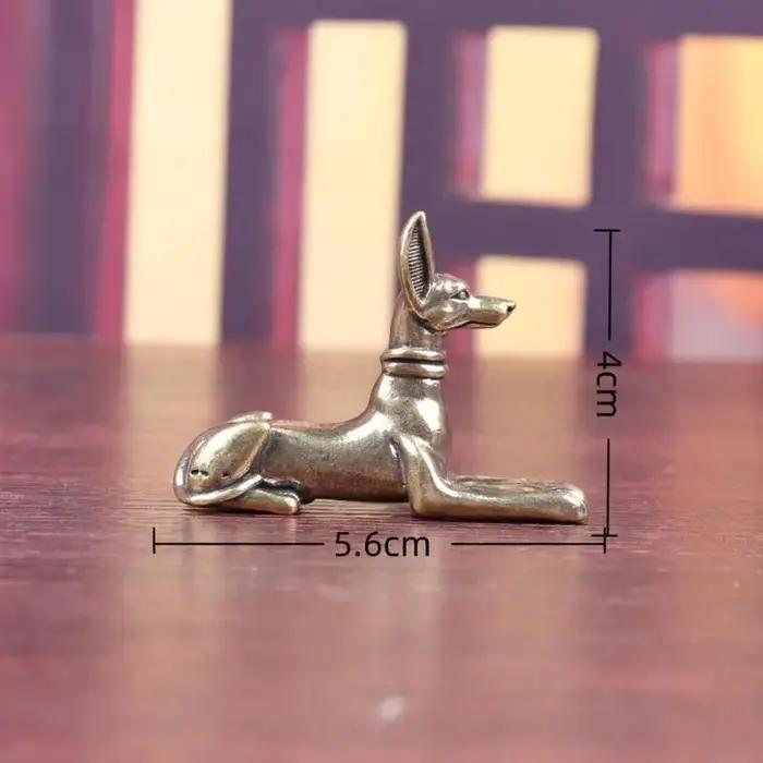 Statue de sabot de pharaon égyptien en laiton Vintage, pièce d'art décorative exquise pour la maison