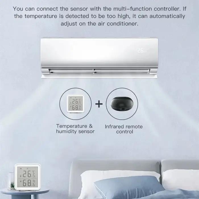 Thermomètre hygromètre numérique LCD RSH, capteur de température et d'humidité, station météo, nouveau modèle numérique pour la maison, intérieur
