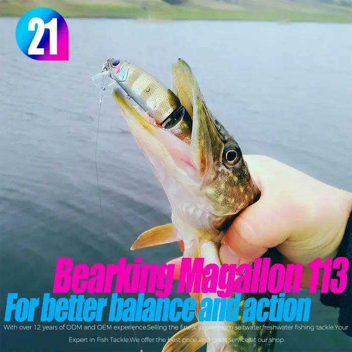Bearking 11.3 cm 13.7g leurre de pêche chaud méné qualité appât professionnel appât de natation appâ