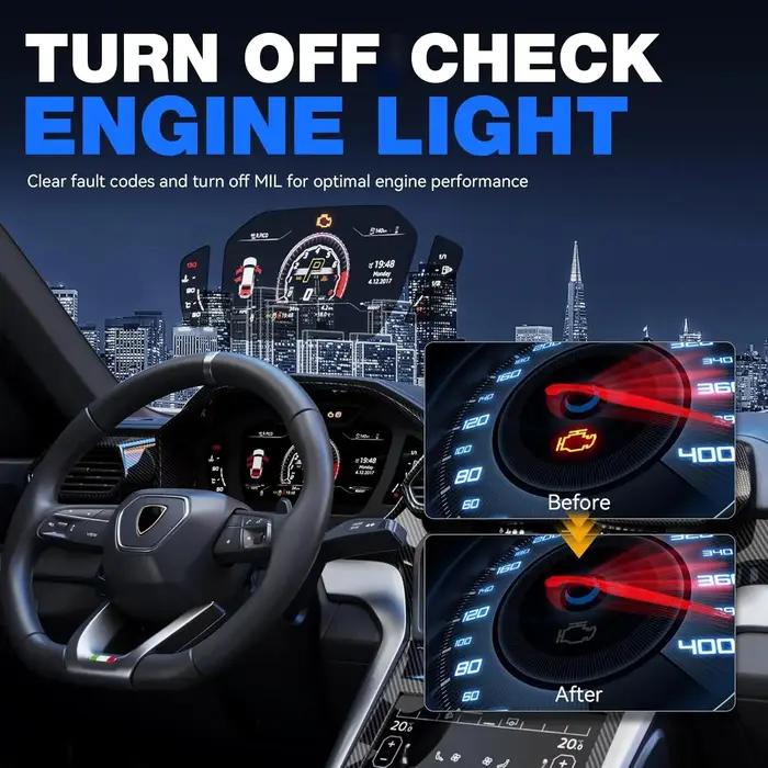 Lecteur de codes OBD2 pour effacer les codes d'erreur, équipement d'entretien automobile, outil de diagnostic automobile, scanner portable, appareil portatif, durable, composants de haute qualité, out