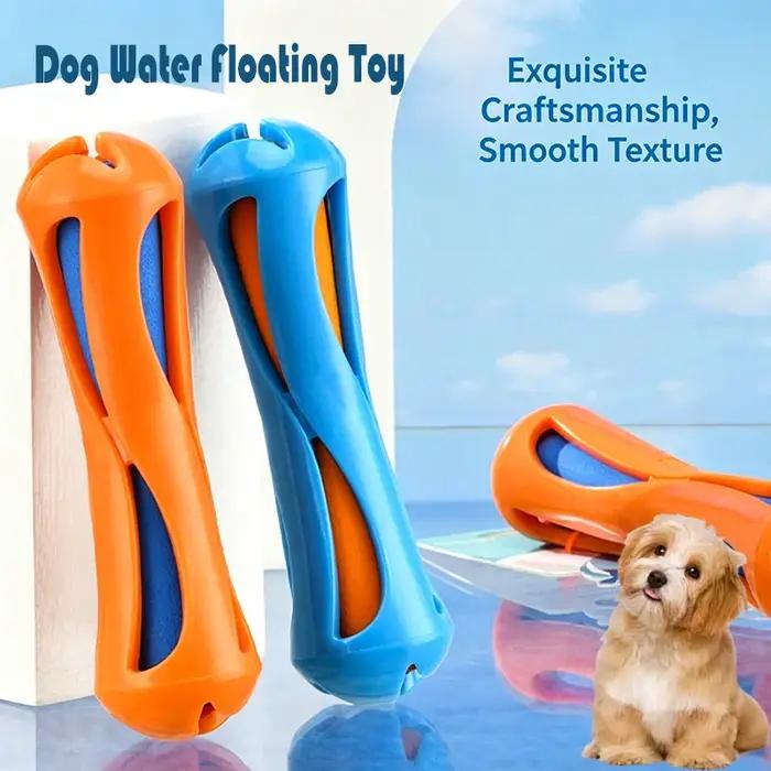 Jouet flottant pour chien en caoutchouc TPR durable, interactif, pour l'entraînement, soulage l'ennui, jouet à lancer pour la natation, jouets à mâcher pour chien d'extérieur