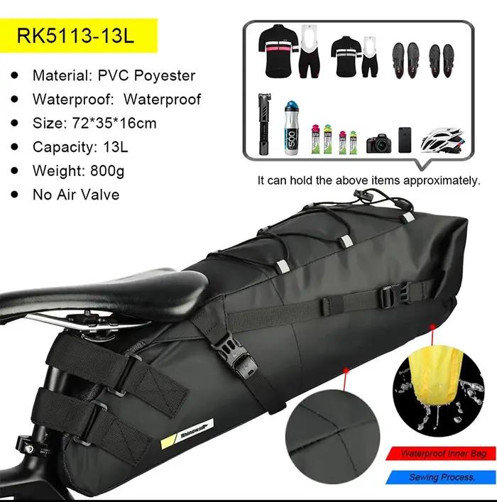 Rhinowalk Vélo Selle Sac Étanche VTT Route