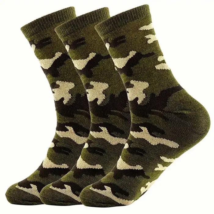 Chaussettes camouflage mi-mollet homme 3/12 paires - Style urbain anti-odeurs respirant toutes saisons