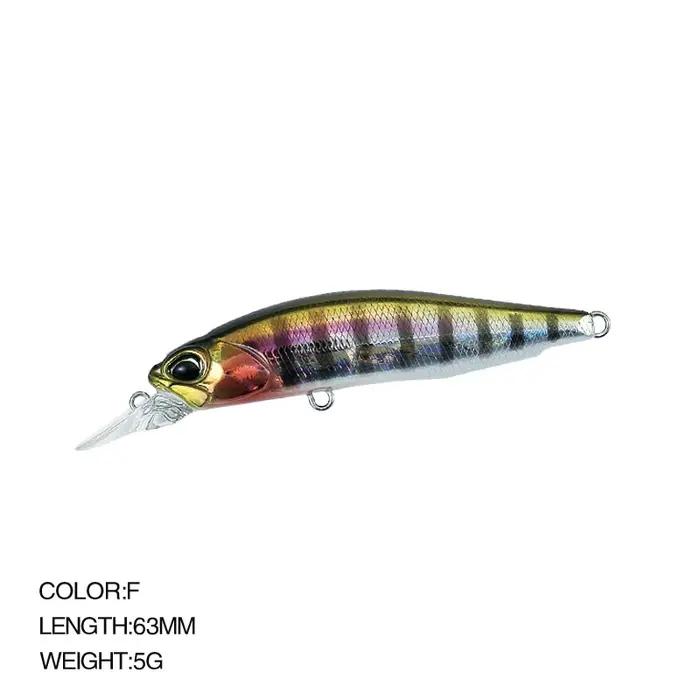 2025 nouveau 77mm / 63mm leurre de pêche coulant vairon Jerkbait leurres durs
