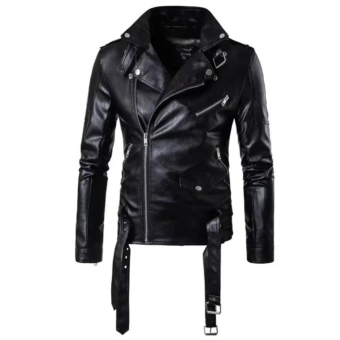Veste en cuir véritable pour homme, style décontracté, col rabattu, matière cuir, polyester, pour les saisons d'automne et d'hiver, adapté aux sorties quotidiennes et aux occasions spéciales