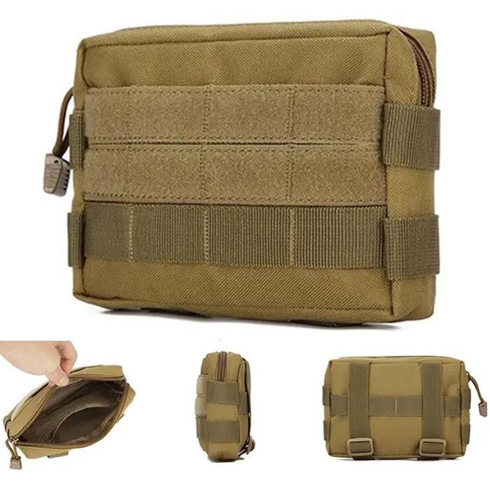 Le kit d'outils de transport quotidien en plein air peut être accroché sur le gilet extérieur, une ceinture de sac à dos en plein air