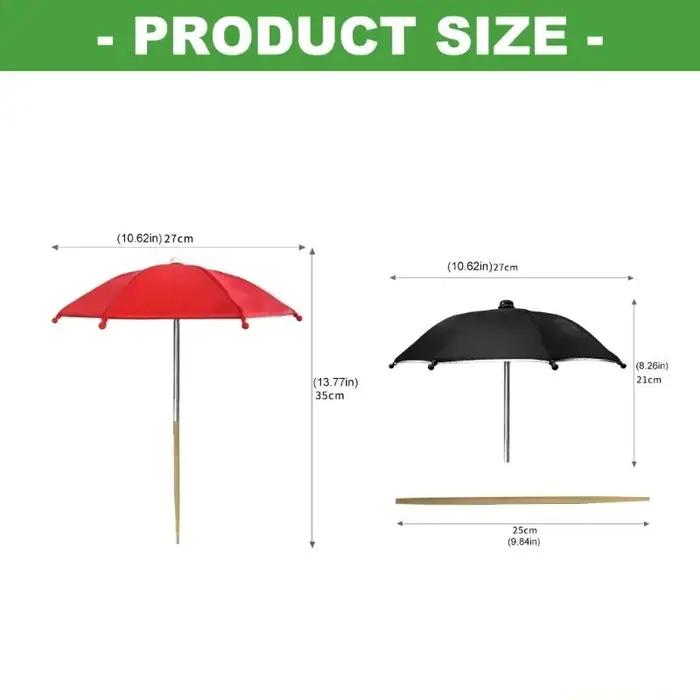 Parapluie pour plantes extérieures en plastique avec base stable, 11 couleurs, protège du soleil et de la pluie, pour jardin, terrasse et espaces de loisirs